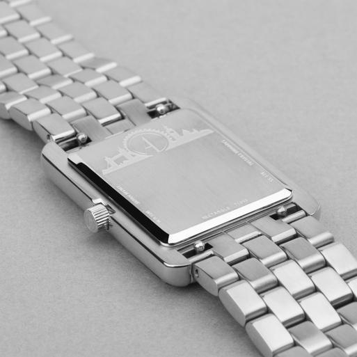Accurist Ladies Dress Watch 71005 Rectangle Stainless Steel